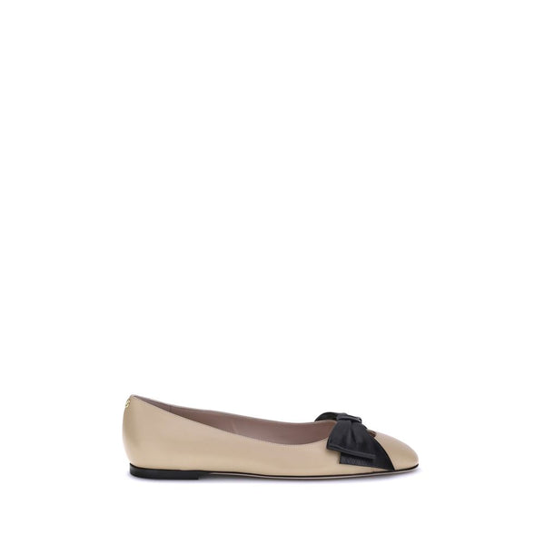Braune Kalbshaut Bos Taurus Ballerinas
