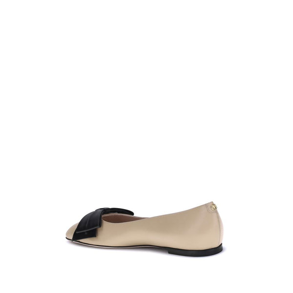 Braune Kalbshaut Bos Taurus Ballerinas