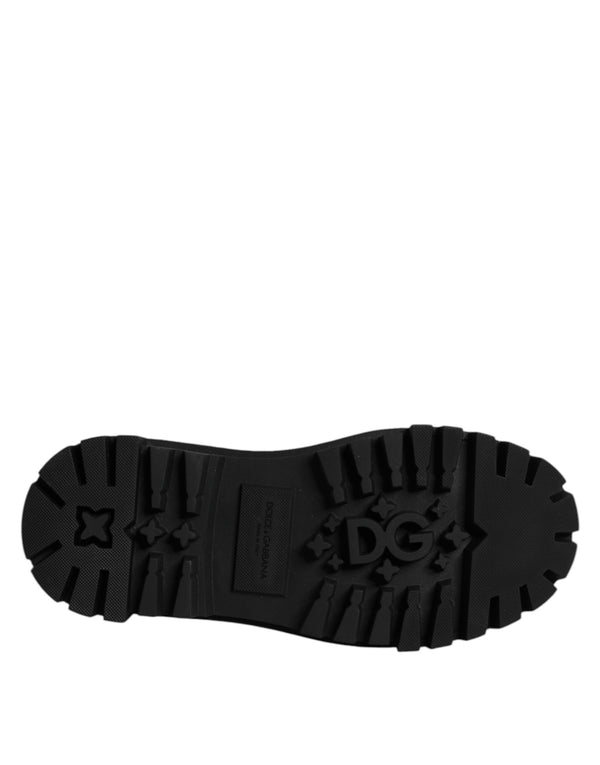 Rote Leder-Schnürschuhe für Trekking-Anzüge