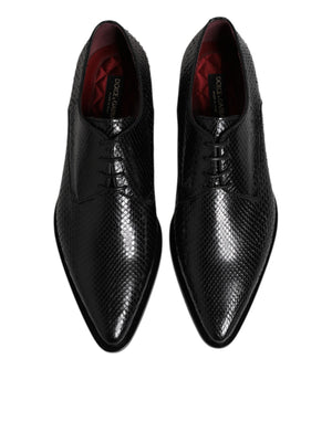 Schwarz Leder Lace Up Kleid Männer Derby Schuhe