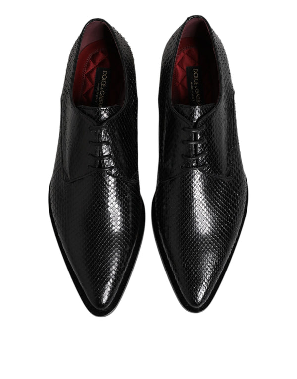 Schwarz Leder Lace Up Kleid Männer Derby Schuhe