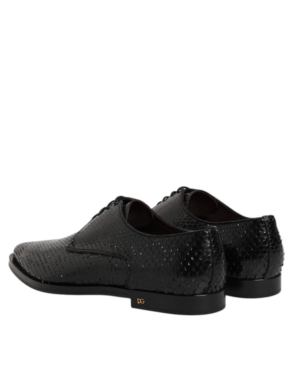 Schwarz Leder Lace Up Kleid Männer Derby Schuhe