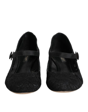 Schwarz Vally Taormina Floral Spitze Pumps Schuhe