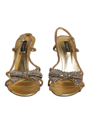 Gold Strass Knöchel Strap Heels Sandalen Schuhe