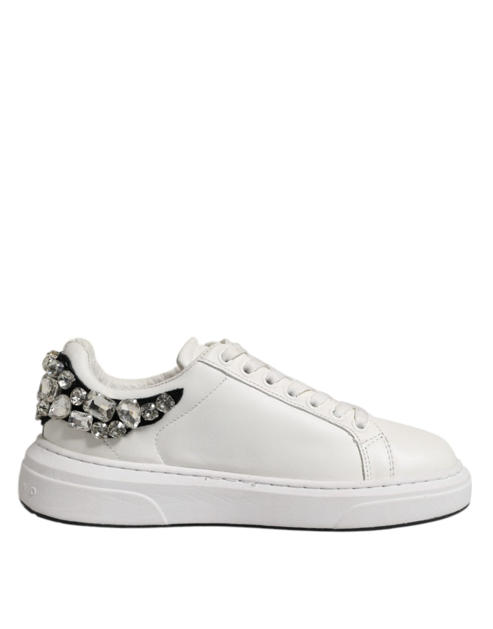 Weiß Strass verschönert Turnschuhe Schuhe