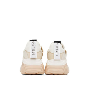 Gelbe Chunky Sneakers aus veganem Leder