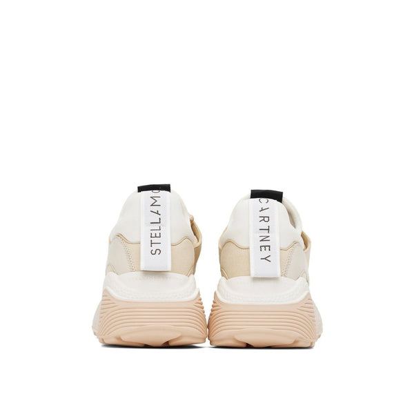 Gelbe Chunky Sneakers aus veganem Leder