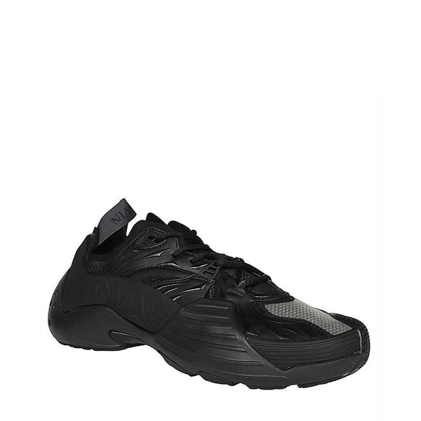 Schwarze Polyethylen-Sportschuhe