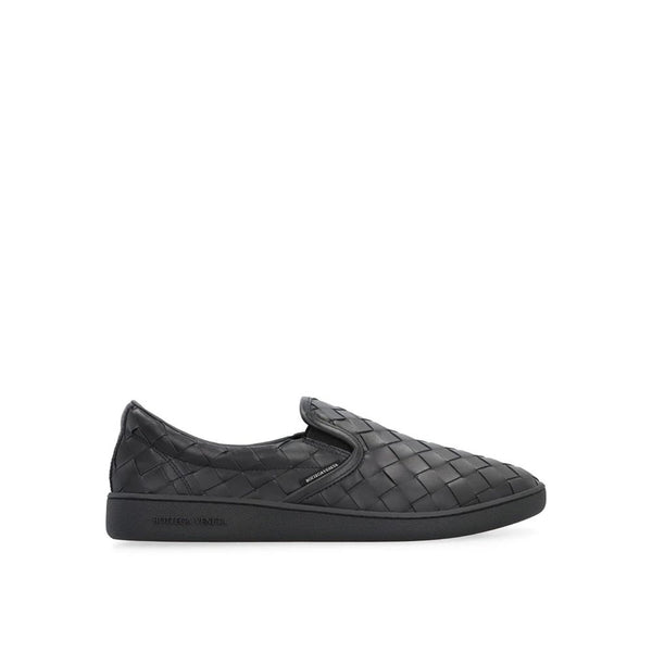 Schwarze Sneaker aus Kalbsleder