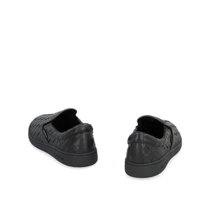 Schwarze Sneaker aus Kalbsleder
