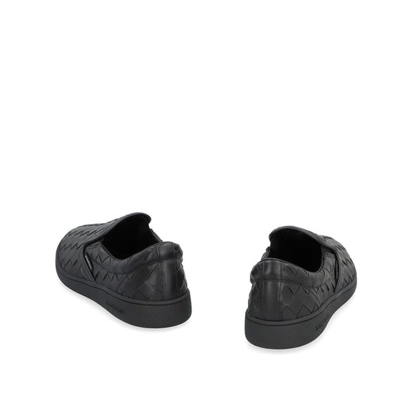 Schwarze Sneaker aus Kalbsleder