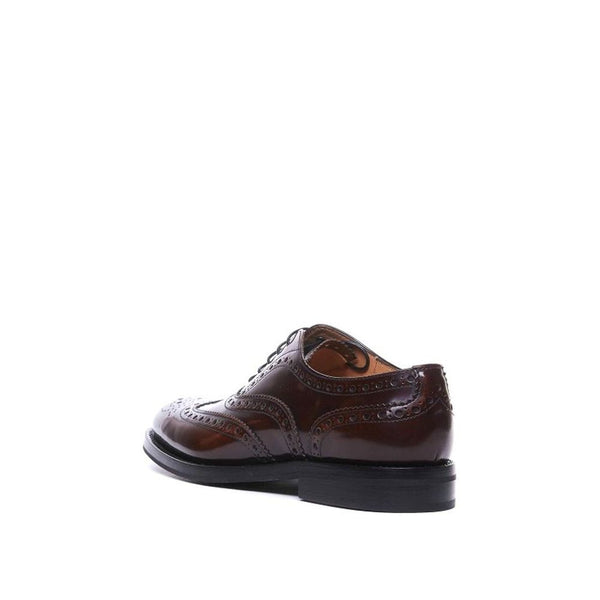 Braune Kalbsleder-Oxfords und -Derbies
