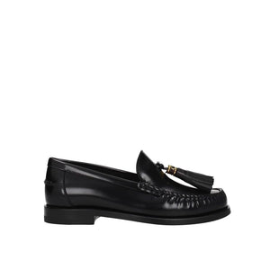 Schwarze Loafer aus Kalbsleder