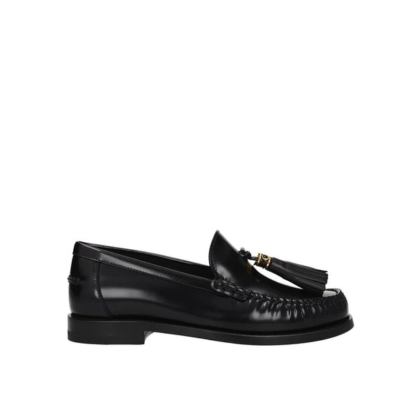 Schwarze Loafer aus Kalbsleder