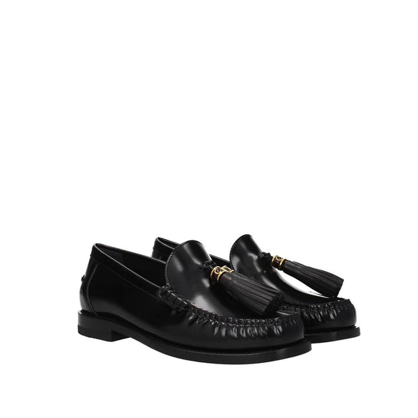 Schwarze Loafer aus Kalbsleder