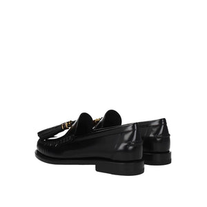 Schwarze Loafer aus Kalbsleder