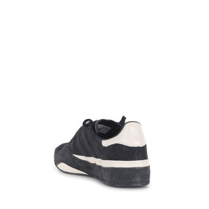 Schwarze Sneaker aus Kalbsleder