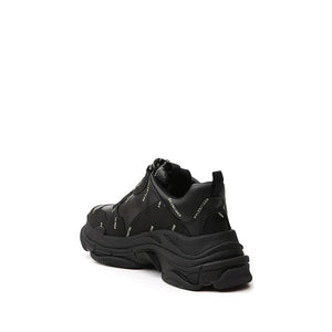 Schwarze Sneaker aus Kalbsleder