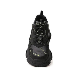Schwarze Sneaker aus Kalbsleder