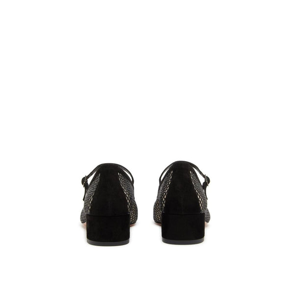 Schwarze Pumps aus Kalbsleder
