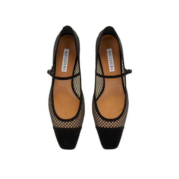 Schwarze Pumps aus Kalbsleder