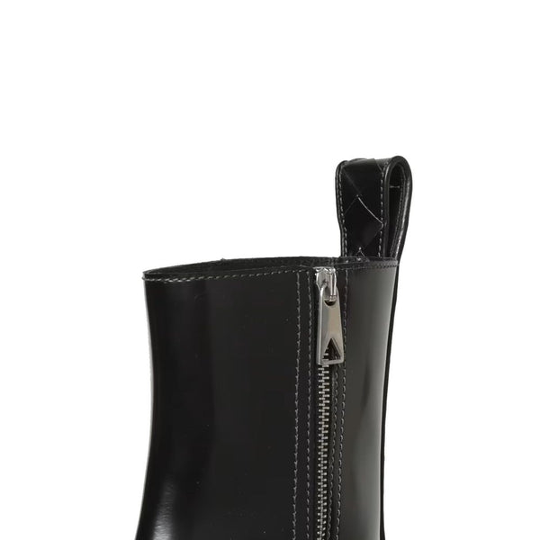 Schwarze Chelsea-Boots aus Kalbsleder