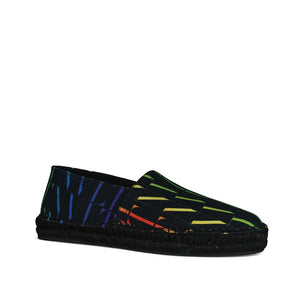 Schwarze Espadrilles aus Canvas