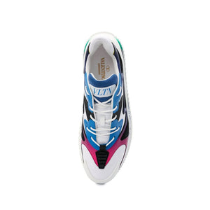 Weiße Stoff-Sportschuhe