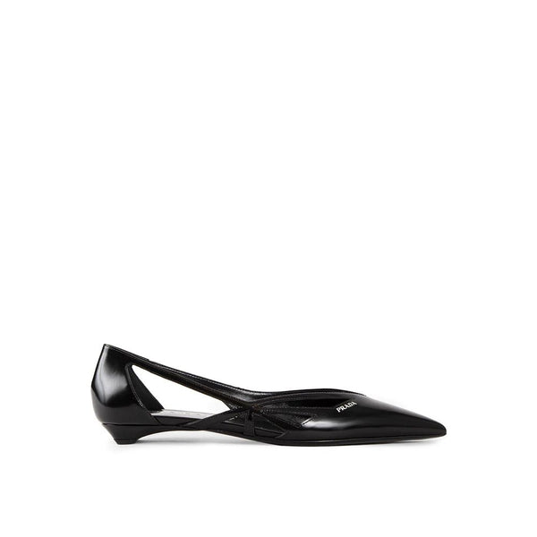 Schwarze Ballerinas aus Kalbsleder