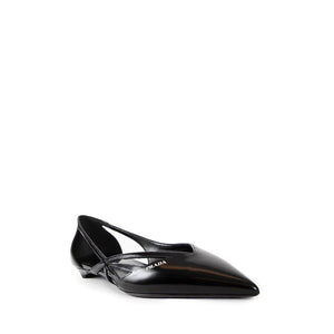 Schwarze Ballerinas aus Kalbsleder