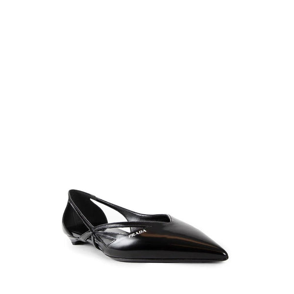 Schwarze Ballerinas aus Kalbsleder