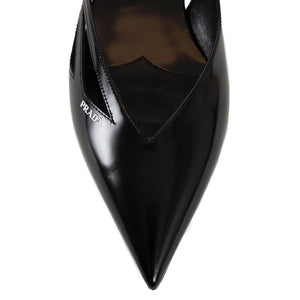 Schwarze Ballerinas aus Kalbsleder