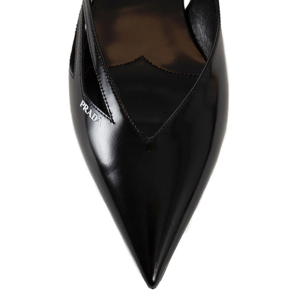 Schwarze Ballerinas aus Kalbsleder