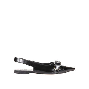 Schwarze Ballerinas aus Kalbsleder
