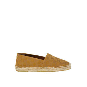 Espadrilles aus braunem Kalbsleder