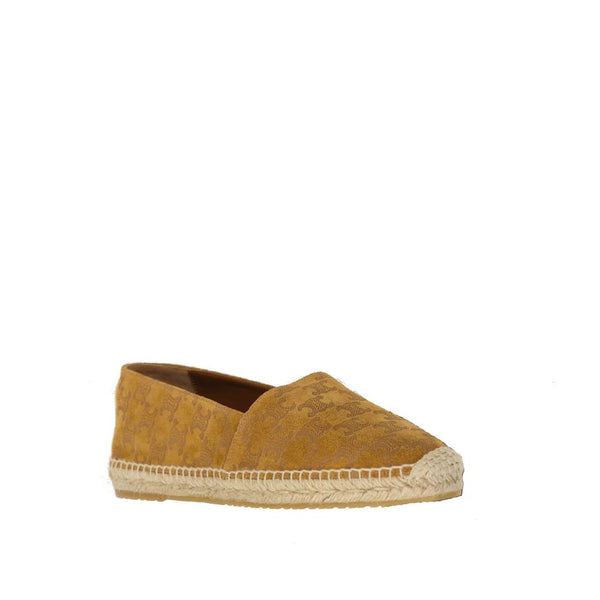 Espadrilles aus braunem Kalbsleder