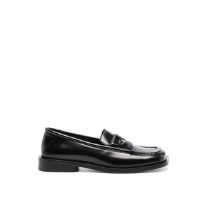 Schwarze Loafer aus Kalbsleder