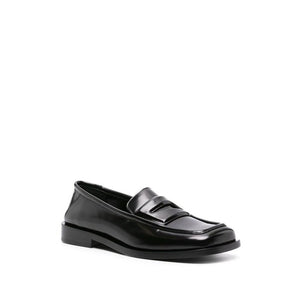 Schwarze Loafer aus Kalbsleder