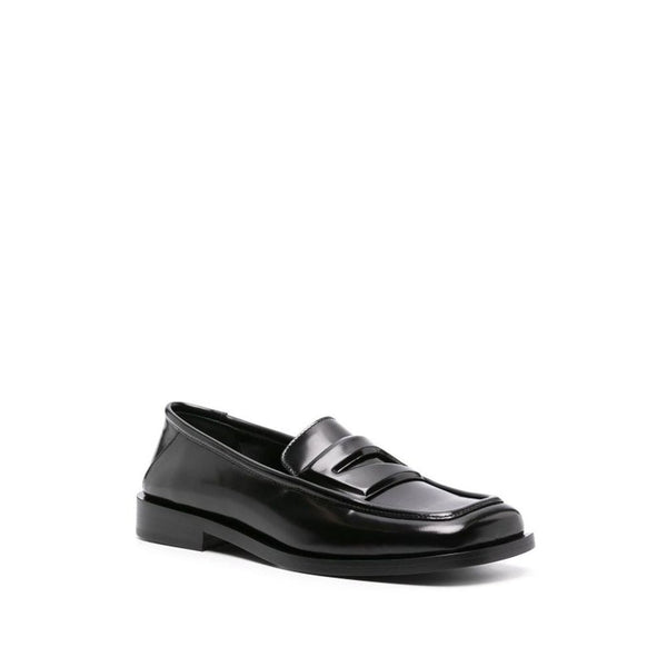 Schwarze Loafer aus Kalbsleder