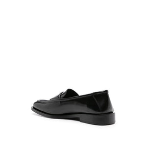 Schwarze Loafer aus Kalbsleder