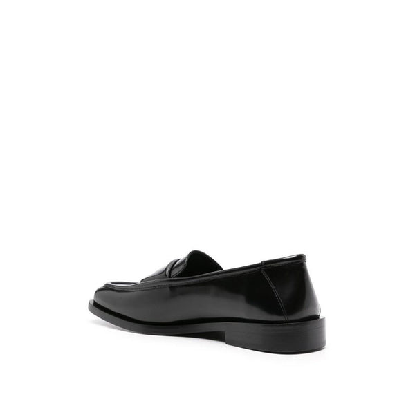 Schwarze Loafer aus Kalbsleder