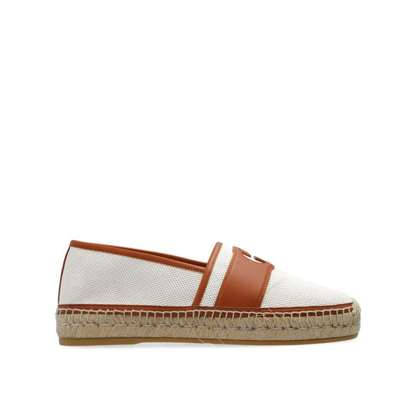 Beigefarbene Espadrilles aus Canvas
