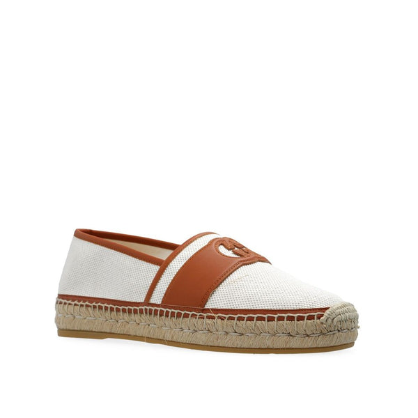 Beigefarbene Espadrilles aus Canvas