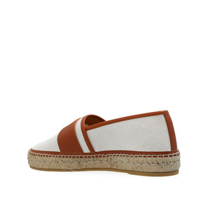 Beigefarbene Espadrilles aus Canvas