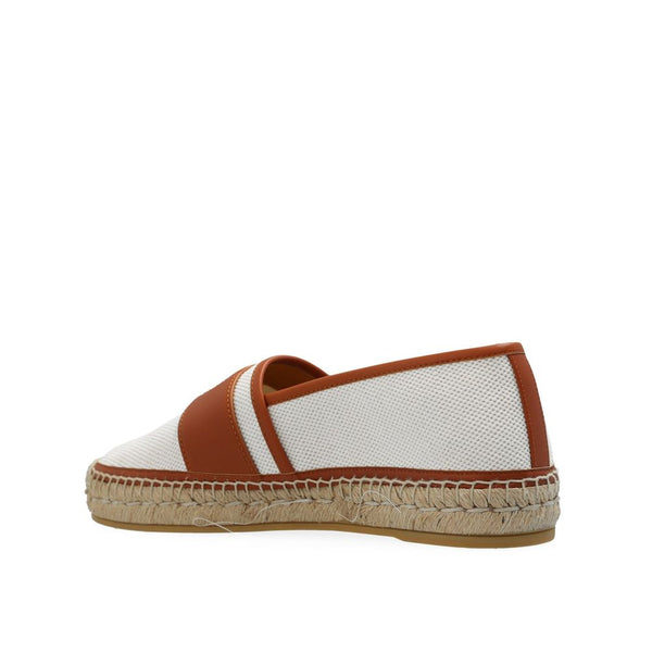 Beigefarbene Espadrilles aus Canvas