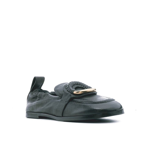 Schwarze Loafer aus Kalbsleder