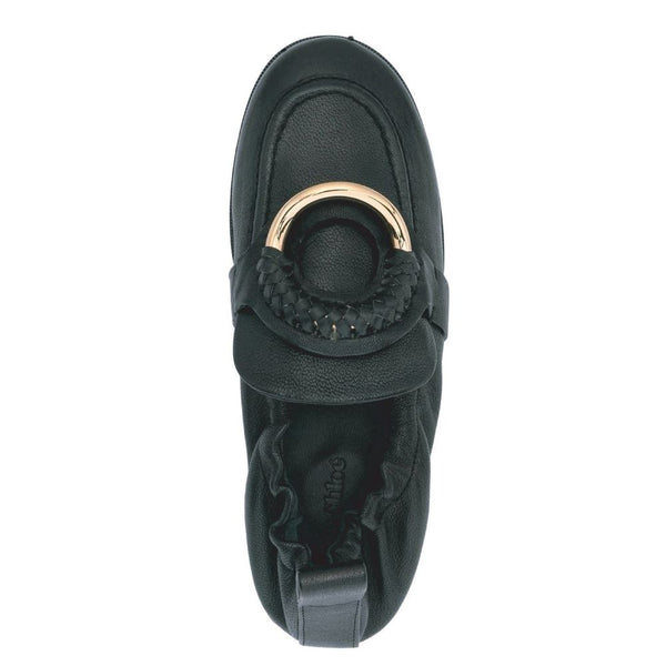 Schwarze Loafer aus Kalbsleder