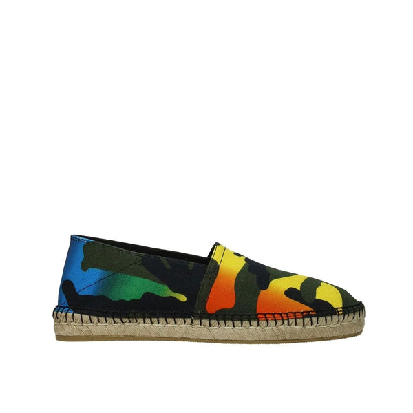 Grüne Espadrilles aus Canvas