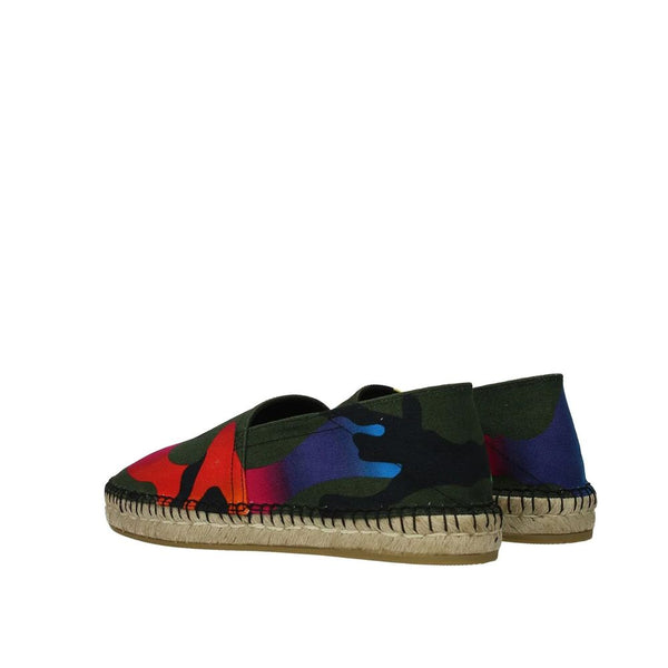 Grüne Espadrilles aus Canvas