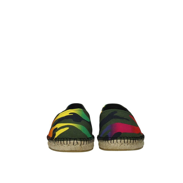 Grüne Espadrilles aus Canvas